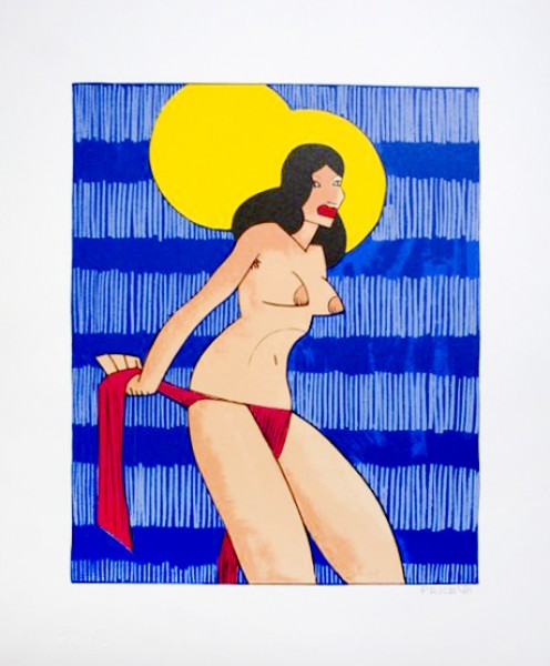 Kenneth Price, Untitled (Topless Bikini), 1981
