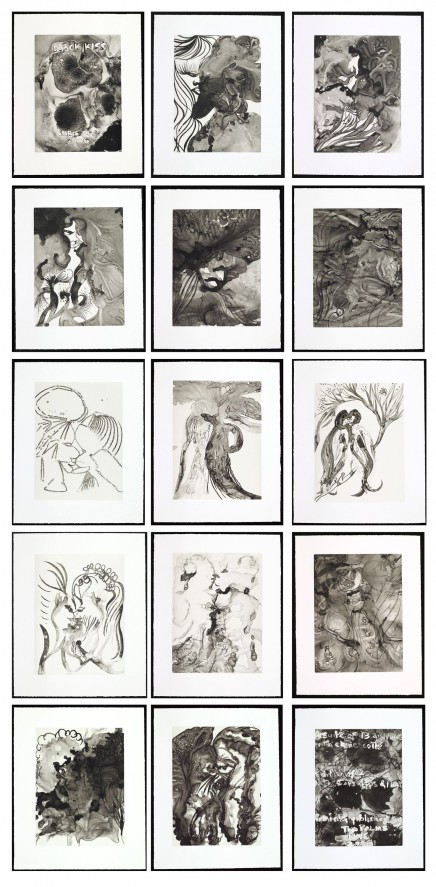 Black Kiss by Chris Ofili
