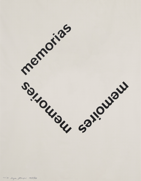 Eugen Gomringer, Untitled, 1957-1990