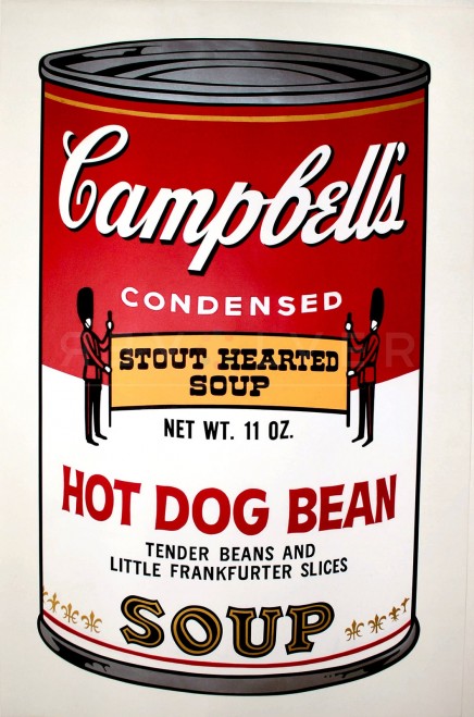 Hot Dog Bean (FS II.59), from the Portfolio “Campbells Soup II” by Andy Warhol