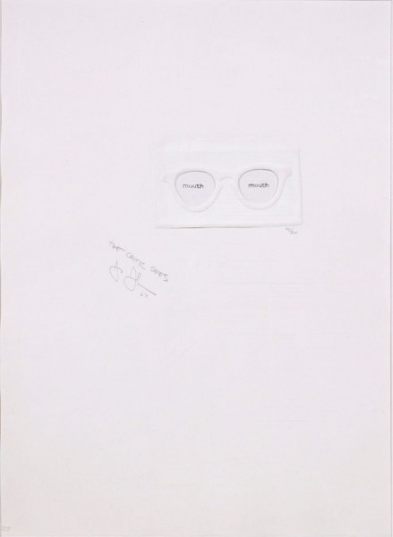 Jasper Johns, The Critic Sees, 1967
