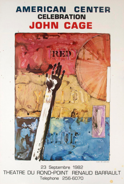 Jasper Johns, American Center, 1982