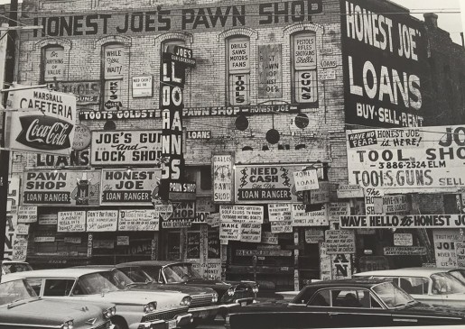 Thomas Hoepker, Honest Joe's Pawn Broker's Shop, Dallas, Texas, 1963