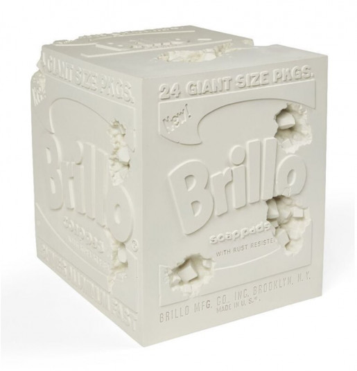 Daniel Arsham, Eroded Brillo Box, 2020