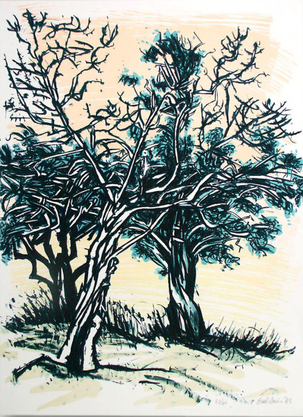 Brad Davis, Three Junipers, 1985