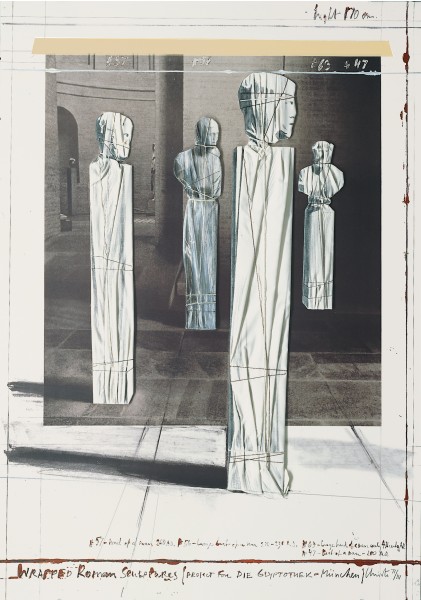 Christo, Wrapped Roman Sculptures, 1991