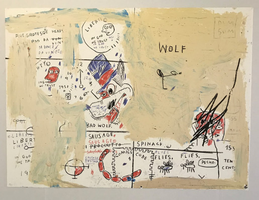 Jean-Michel Basquiat, Wolf Sausage, 1982