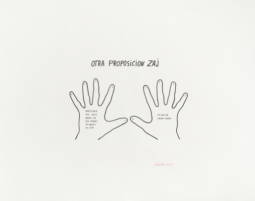 Esther Ferrer, Otra Proposocion ZAJ, 1983
