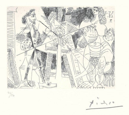 347 Series: No. 215, July 25, 1968  by Pablo Picasso