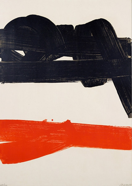 Pierre Soulages, Lithographie No. 27, 1969