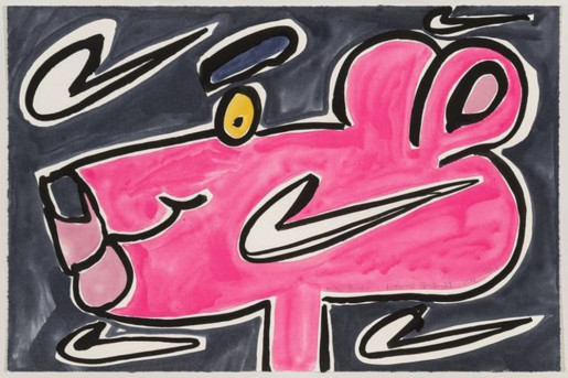 Katherine Bernhardt, Nike Panther, 2019