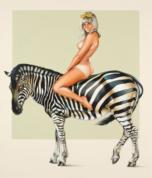 Mel Ramos, Zebra, 1981