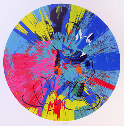 Damien Hirst, Beautiful Mickey (Spin), 2015
