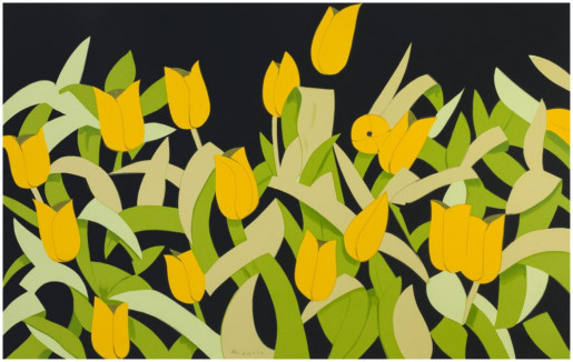 Alex Katz, Yellow Tulips, 2014
