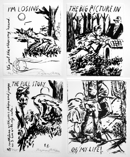 Raymond Pettibon, Bucksbaum Suite: I am losing - the big picture - in the full story - of my life, 2010