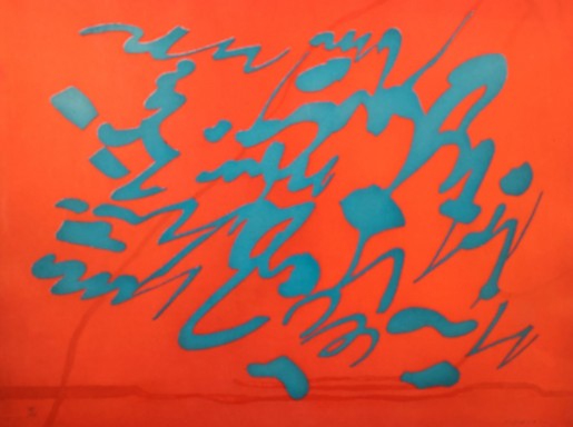 Giulio Turcato, Six Colored Etchings - Print 4, 1965