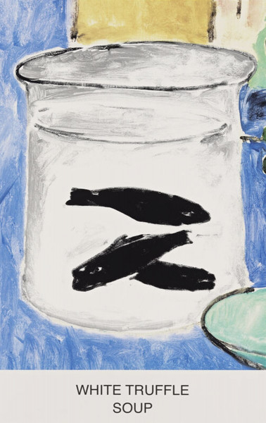 John Baldessari, Eight Soups: White Truffle Soup, 2012