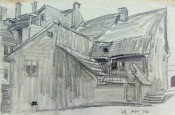 Hinterhof in oder um Weimar (Backyard in or near Weimar)