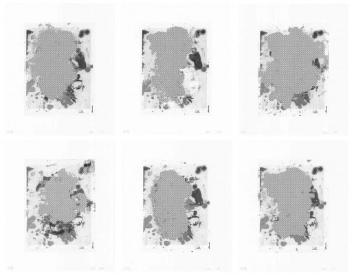 Christopher Wool, Portraits (B&W) series, 2014