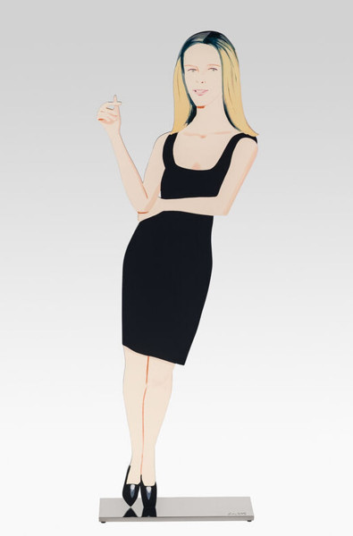 Alex Katz, Black Dress 6 (Yvonne), 2018