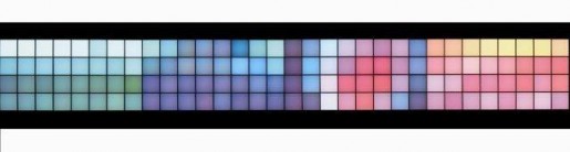 Angela Bulloch, Horizontal Technicolour: Stills with Negative Space, 2002