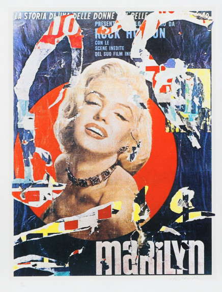 Marilyn 3 by Mimmo Rotella
