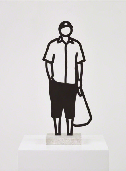 Julian Opie, Melbourne Statuettes –Plastic Bag, 2018