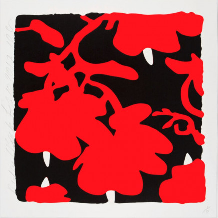 Red and Black by Donald Sultan
