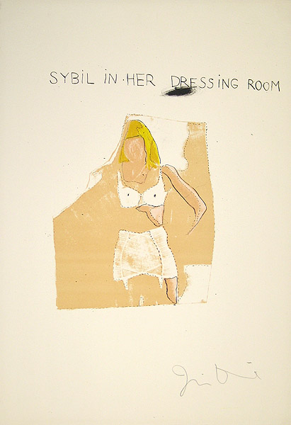Jim Dine, Dorian Gray, Sybil, 1968