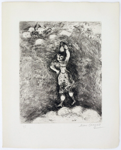 Marc Chagall, The Dairywoman and the Pot of Milk, 1927-1930