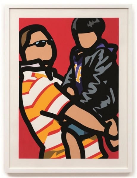 Julian Opie, Tourist With Child, 2014