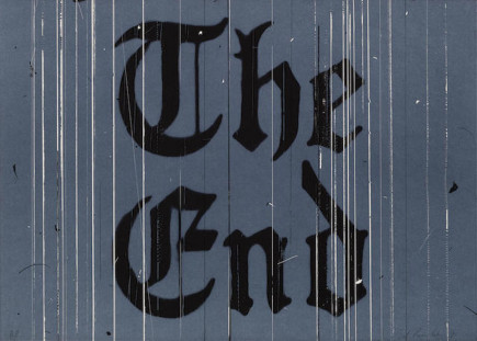 The End by Ed Ruscha