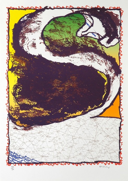 Pierre Alechinsky, Rue Serpente, 1981