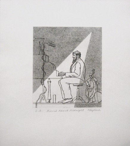 Round about Midnight by Konrad Klapheck