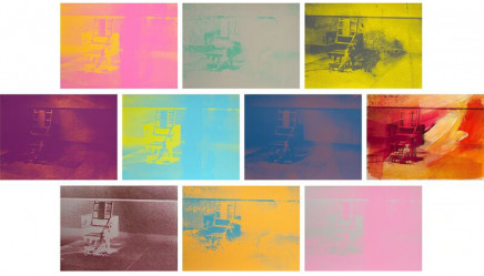 Electric Chairs (set of 10) by Andy Warhol