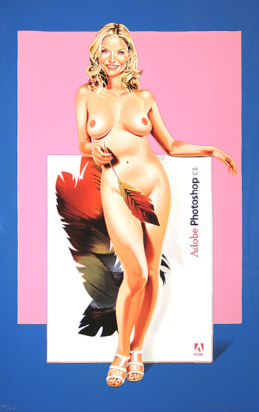 Mel Ramos, Photoshop cs., 2009
