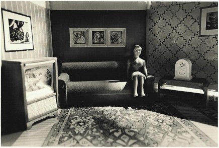 Woman Listening to the Radio by Laurie Simmons