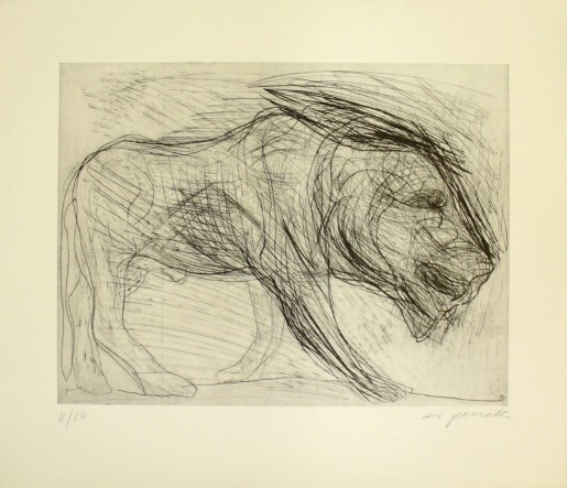 A.R. Penck, Löwe 3, 1988