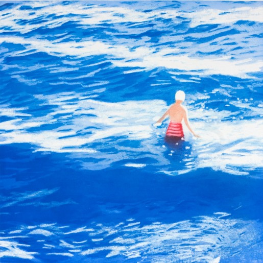 Isca Greenfield-Sanders, Wading II (Blue), 2012