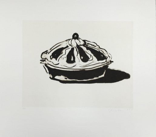 Wayne Thiebaud, Crown Tart, 2015