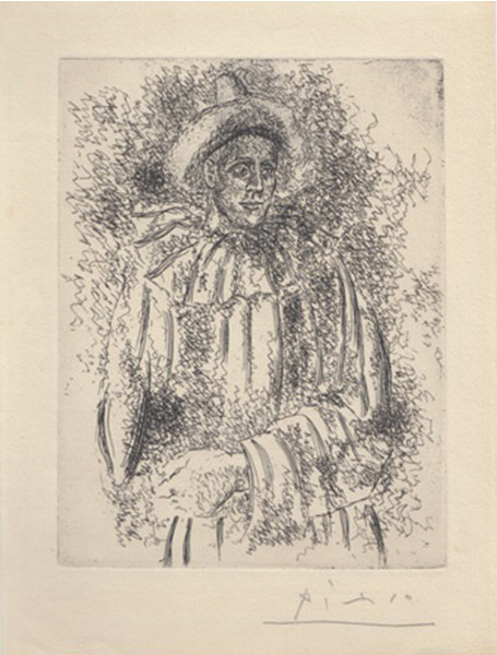 Pablo Picasso, Pierrot (Massine en Pierrot), 1918