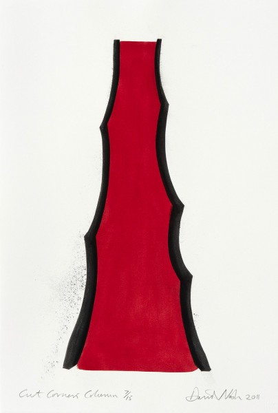 David Nash, Cut Corners Column, 2011