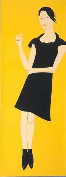 Alex Katz, Black Dress 7 (Carmen), 2015