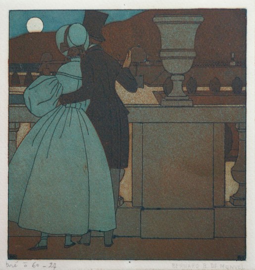 Bernard Boutet de Monvel, Couple Looking at the Moon, 1908