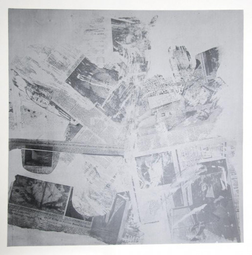 Robert Rauschenberg, Features from Currents, #60, 1970