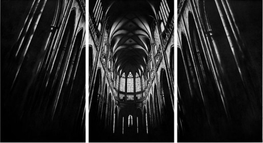 Robert Longo, Untitled (Cathedral), 2010
