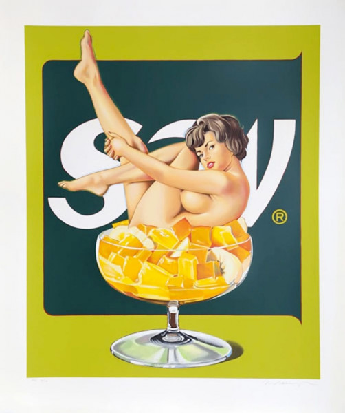 Mel Ramos, Miss Fruit Salad, 1989
