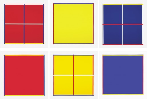 Imi Knoebel, Rot, Gelb, Weiss, Blau, 1995
