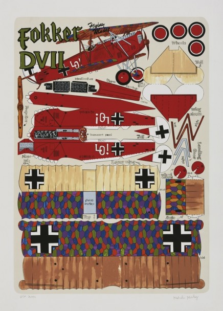 Fokker DVII by Malcolm Morley