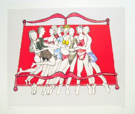 Louise Bourgeois, Eight in Bed, 2000